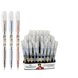 Hauser C-THRU Ball Pen - Blue Black or Red